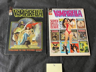 Vampirella 15 & 19 Warren Magazine Series Lot