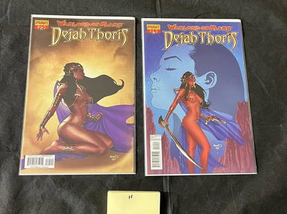 Warlord of Mars Dejah Thoris 23 & 24: We offer in person or virtual previews of auction lots up until the day before the auction. All items are sold as is. Please look at pictures carefully to determine what you believe are the