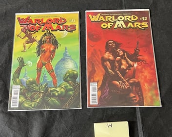 Warlord of Mars 31 & 32 Bondage Cover