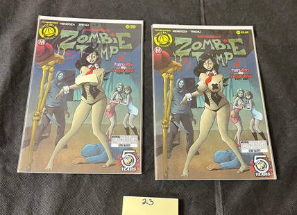 Zombie Tramp 21 w/LE 2500 Variant Cover: Lot includes limited edition cover of which only 2500 were made. We offer in person or virtual previews of auction lots up until the day before the auction. All items are sold as is. Please look at