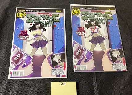 Zombie Tramp 17 w/ LE 2500 Variant Cover: Lot includes limited edition variant cover of which only 2500 were made. We offer in person or virtual previews of auction lots up until the day before the auction. All items are sold as is. Please