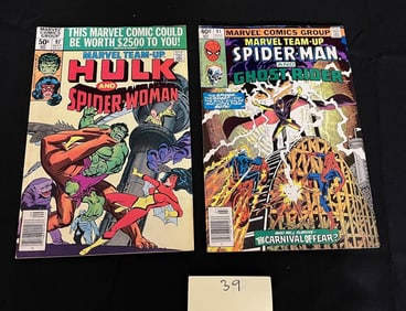 Marvel Team Up 91 & 97 Mark Jeweler Variants