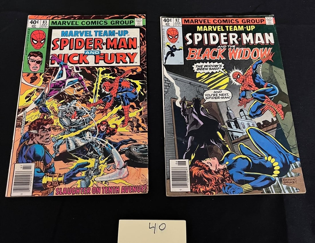 Marvel Team Up 82 & 83 Mark Jeweler Variants: We offer in person or virtual previews of auction lots up until the day before the auction. All items are sold as is. Please look at pictures carefully to determine what you believe are the condition
