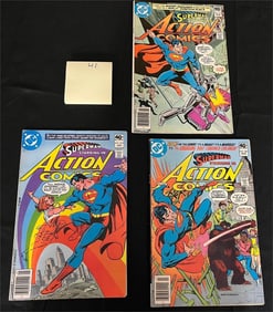 Action Comics 503, 504, 505 Mark Jeweler Variants