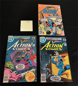 Action Comics 491, 493, 501 Mark Jeweler Variants