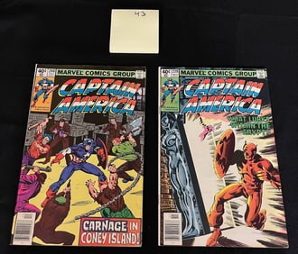 Captain America 239 & 240 Mark Jeweler Variants