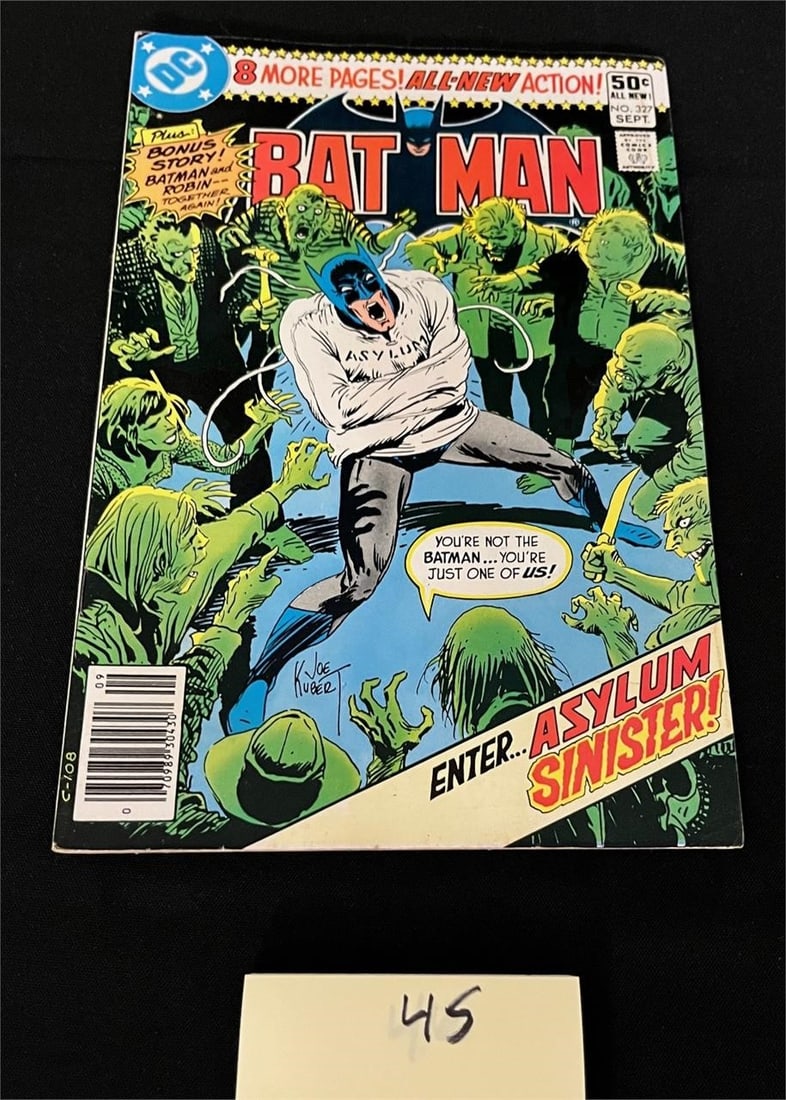 Batman 327 Mark Jeweler Variant DC Bronze Age: We offer in person or virtual previews of auction lots up until the day before the auction. All items are sold as is. Please look at pictures carefully to determine what you believe are the condition 