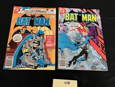 Batman 314 & 329 Mark Jewelers Insert Comics