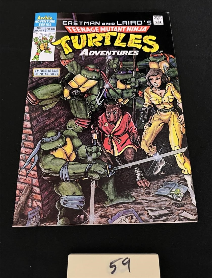 Teenage Mutant Ninja Turtles Adventures 1: We offer in person or virtual previews of auction lots up until the day before the auction. All items are sold as is. Please look at pictures carefully to determine what you believe are the condition 