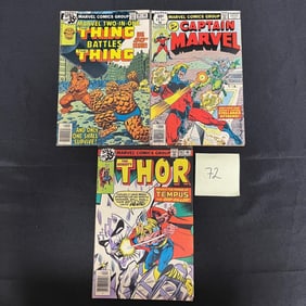 3 Marvel Comic Bronze Age Mark Jeweler Variants