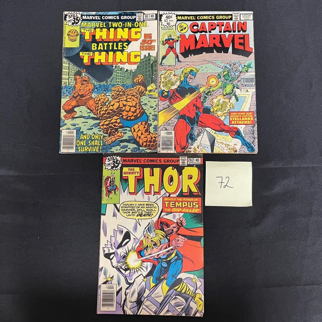 3 Marvel Comic Bronze Age Mark Jeweler Variants (1 of 2)
