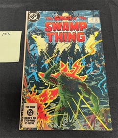 Swamp Thing 20 Key DC Comic 1st Alan Moore Script