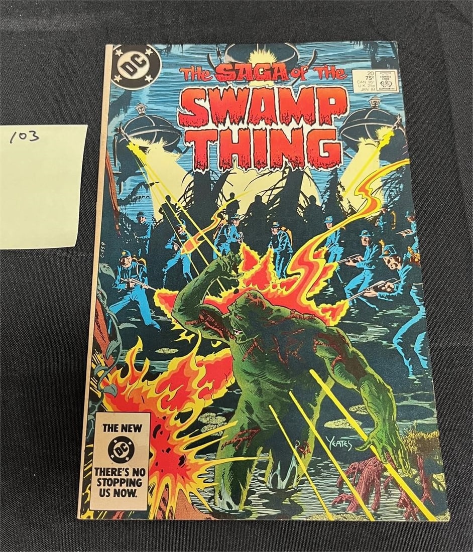 Swamp Thing 20 Key DC Comic 1st Alan Moore Script (1 of 2)