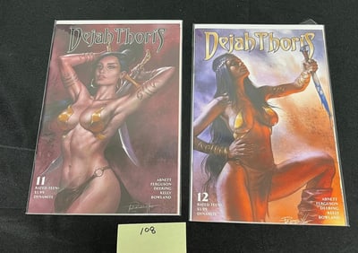 Dejah Thoris 11 & 12 Parrillo Art