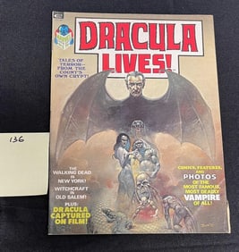 Dracula Lives 1 Marvel Bronze Age Horror Boris Art