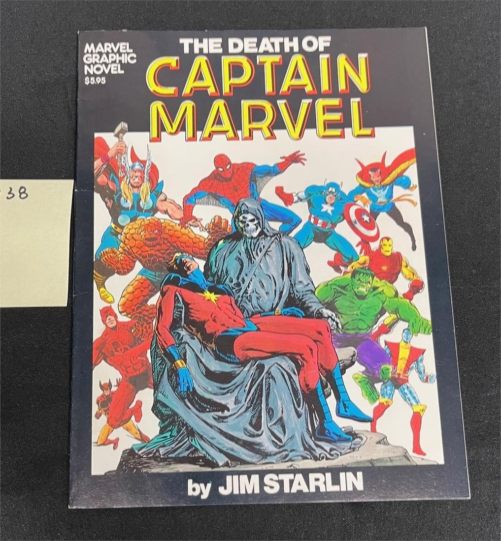 Marvel Graphic Novel Death of Capt. Marvel (1 of 3)
