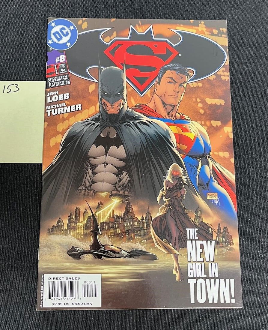 Batman/Superman 8 Michael Turner Art: We offer in person or virtual previews of auction lots up until the day before the auction. All items are sold as is. Please look at pictures carefully to determine what you believe are the condition