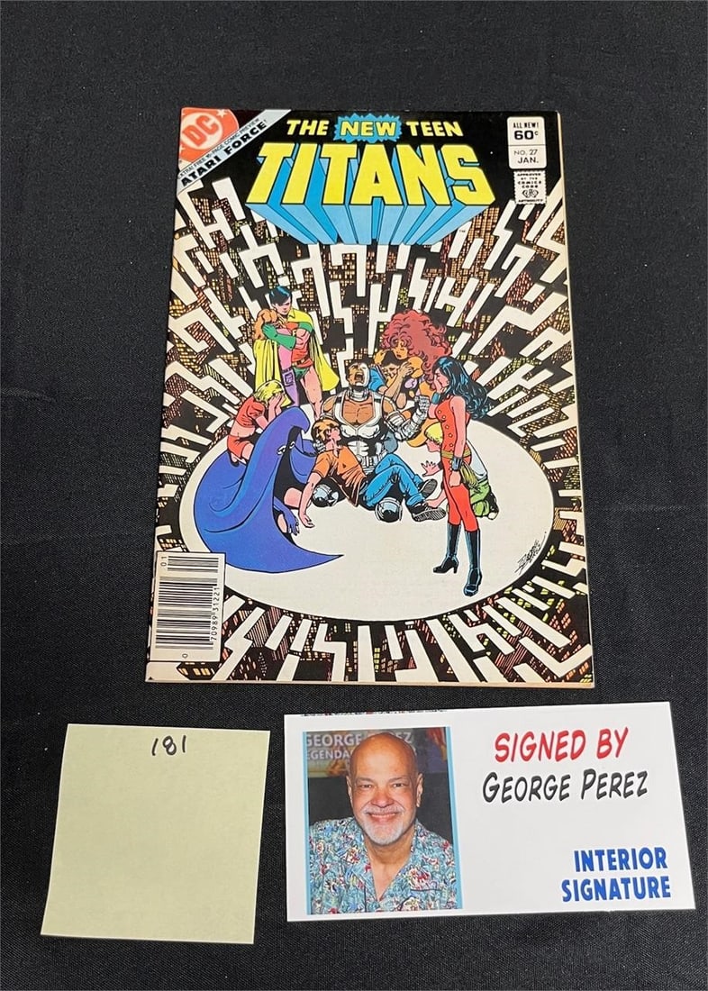 George Perez signed New Teen Titans Comic Book (1 of 2)