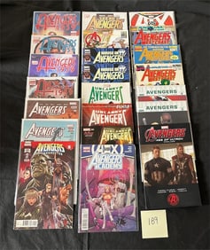 Group of Avengers Comics w/ Photo Cover