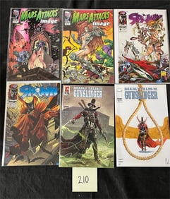 Mars Attacks & Spawn Comics w#9 1st Angela