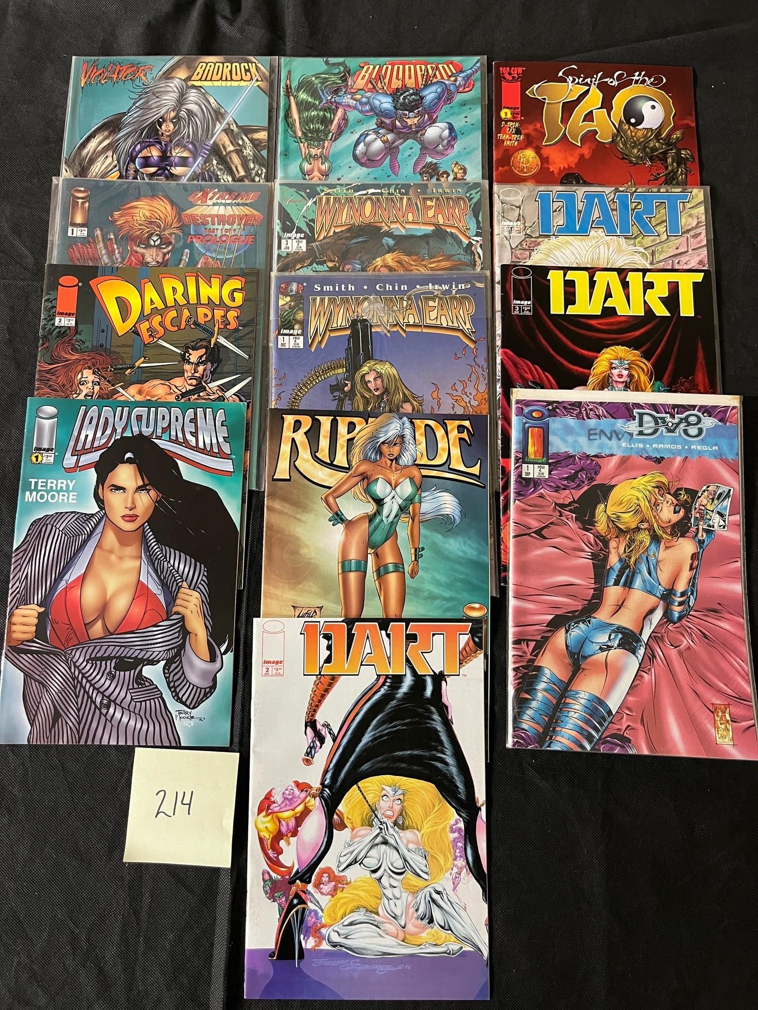 Riptide, Dart, Lady Supreme Comic Books (1 of 3)