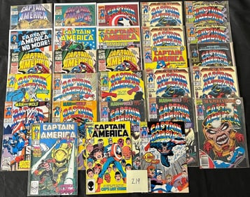Captain America 1st Series Marvel Comic Book Lot