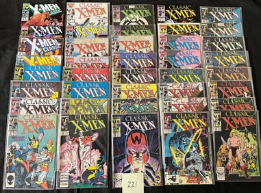 Classic X-men Marvel Copper Age Comic Series Lot
