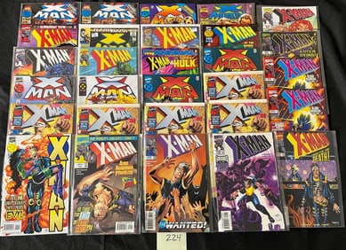 X-Man Marvel Copper Age Series Comic Book Lot