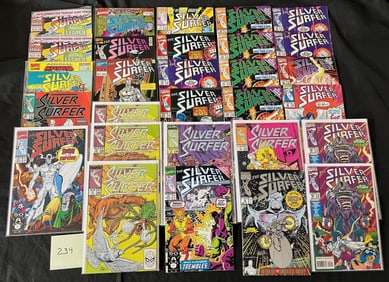 Silver Surfer Marvel 1st Series Comics w/ Keys