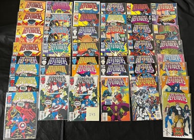 Secret Defenders Marvel Copper Age Comic Books