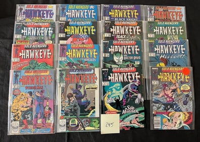 Solo Avengers Feat. Hawkeye Marvel Comic Book Lot