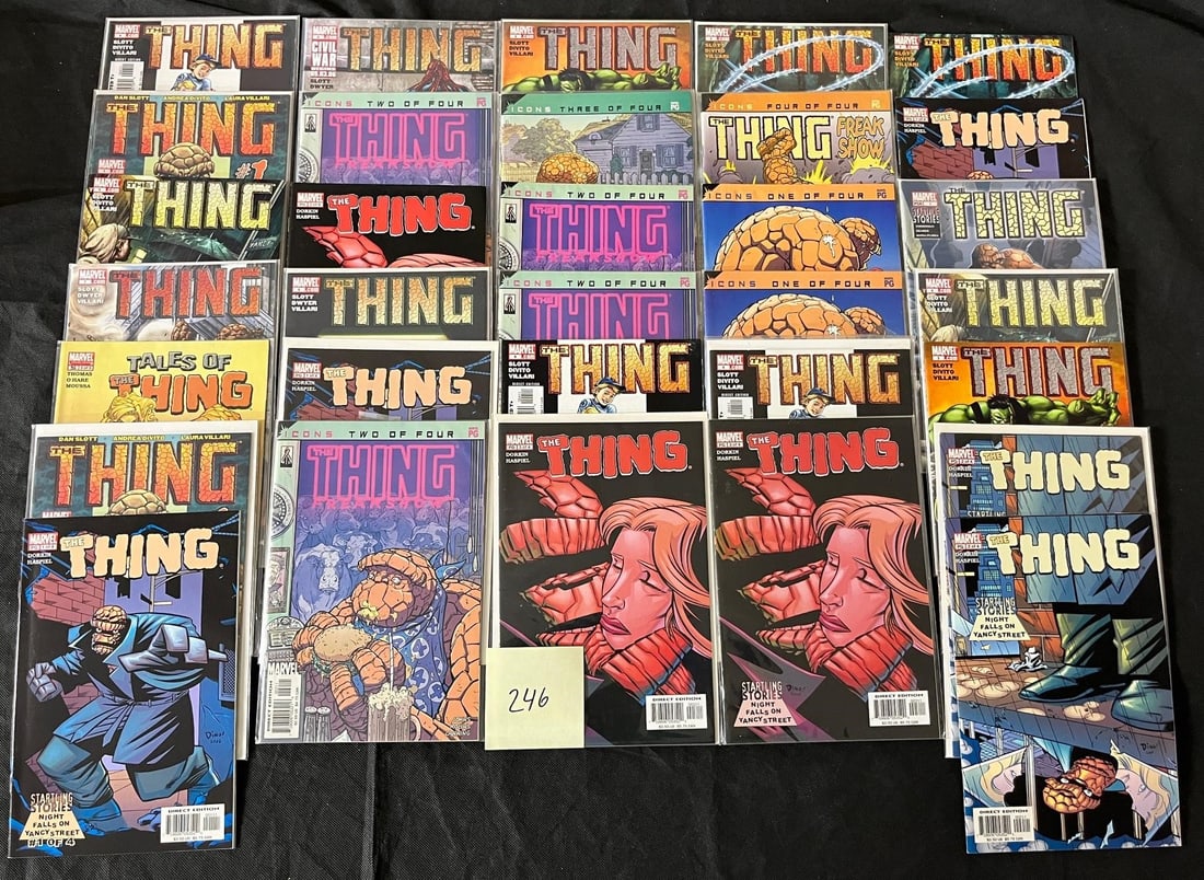 Thing Marvel Modern Age Comic Book Lot (1 of 4)