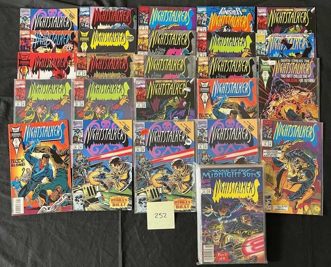 Nightstalkers Marvel Copper Age Horror Comic Books (1 of 4)