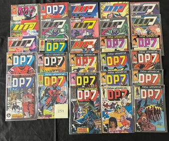 D.P. 7 Marvel Copper Age Comic Lot