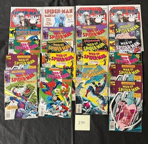 Web of Spider-man Marvel Comic Book Lot
