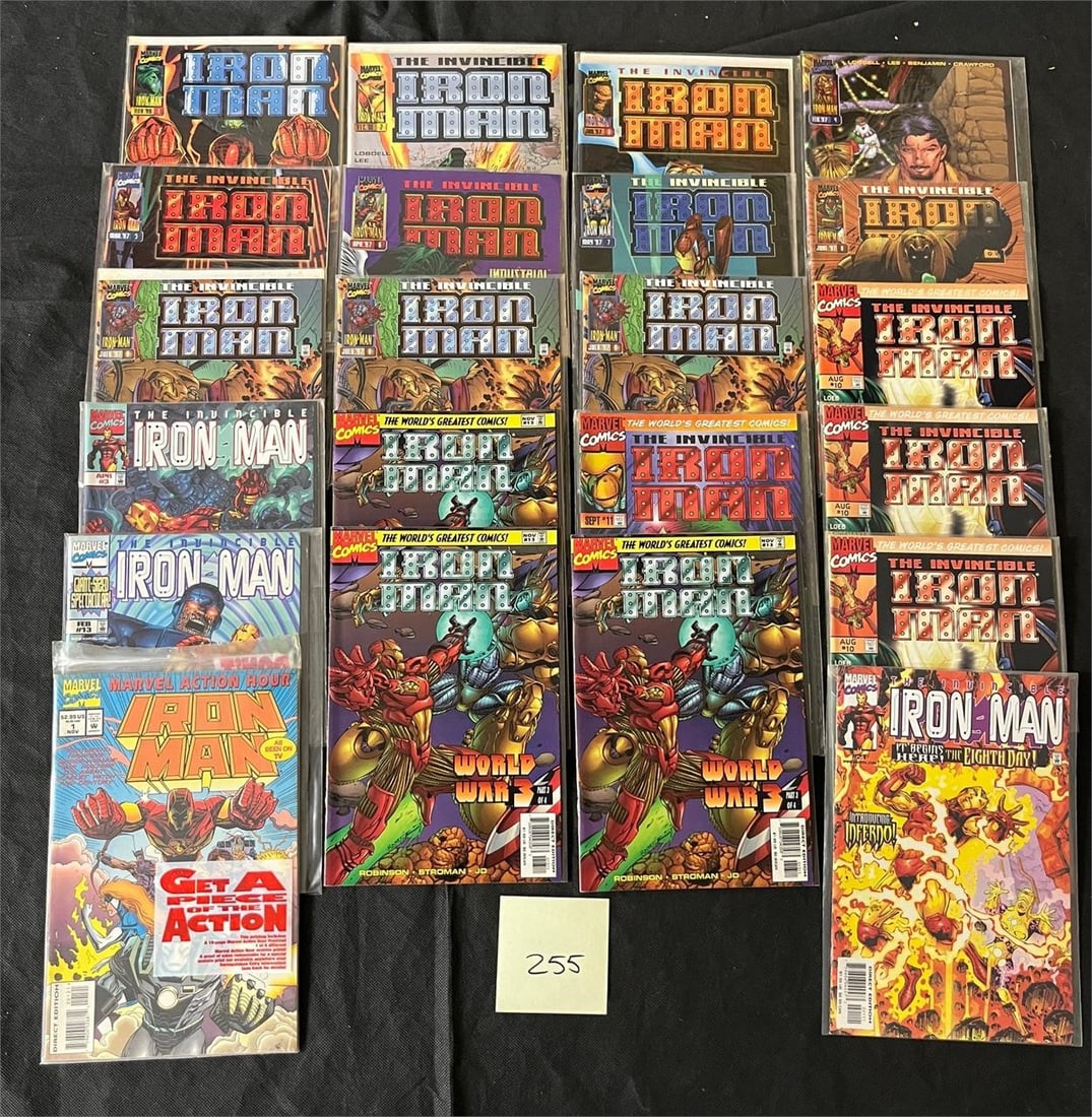 Invincible Iron Man Marvel Copper Age Comic Books (1 of 4)