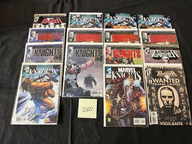 Marvel Knights Comic Books w/Punisher