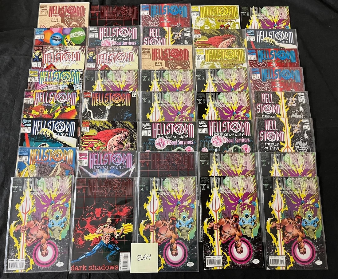 Hellstorm Marvel Comics Copper Age Comic Lot (1 of 6)