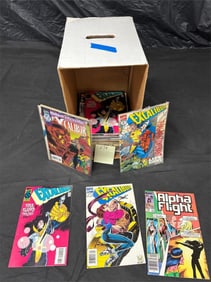 Excalibur & Alpha Flight Marvel Comic Books
