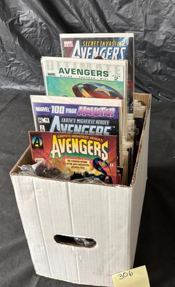 Avengers Modern Age Marvel Comics Short Box (1 of 1)