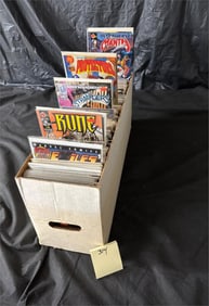 Long Box Filled of Mostly Malibu Comic Books