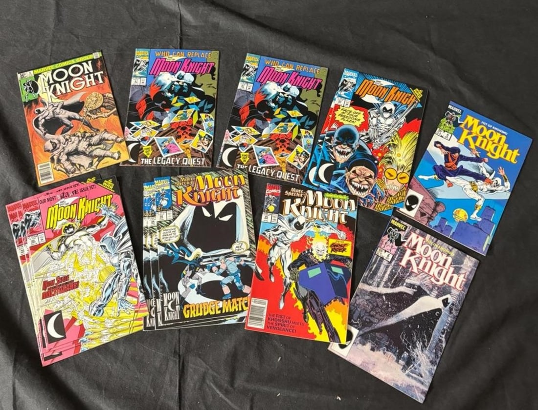 Moon Knight Marvel Comic Book Lot (1 of 2)