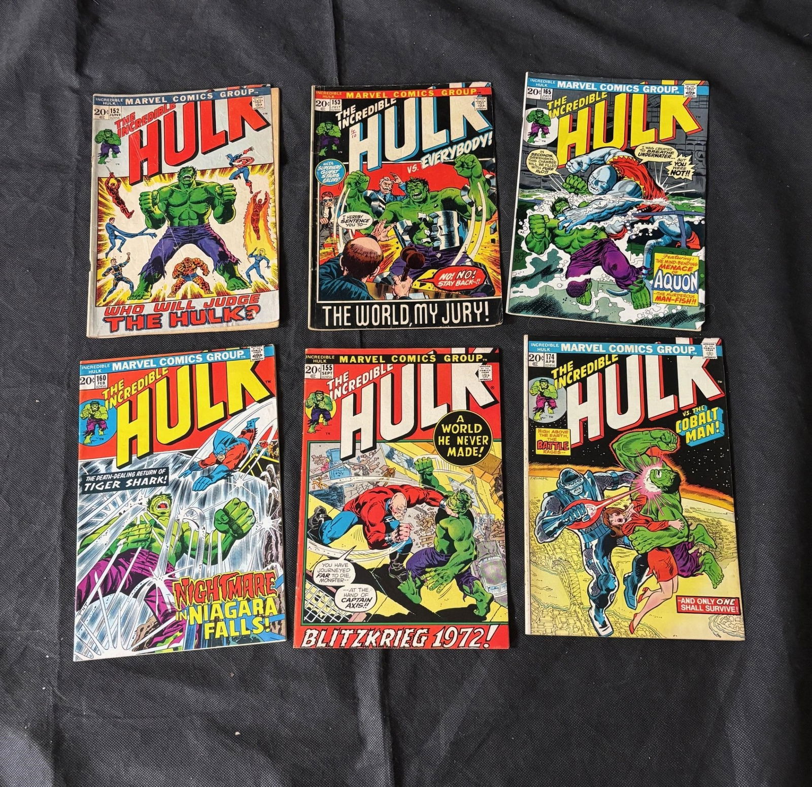 Incredible Hulk Bronze Age Comic Lot (1 of 2)