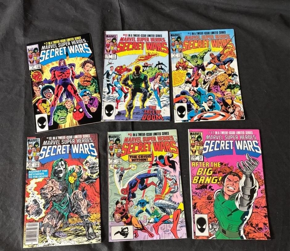 Marvel Super Heroes Secret Wars Lot w/#1 Issue (1 of 2)