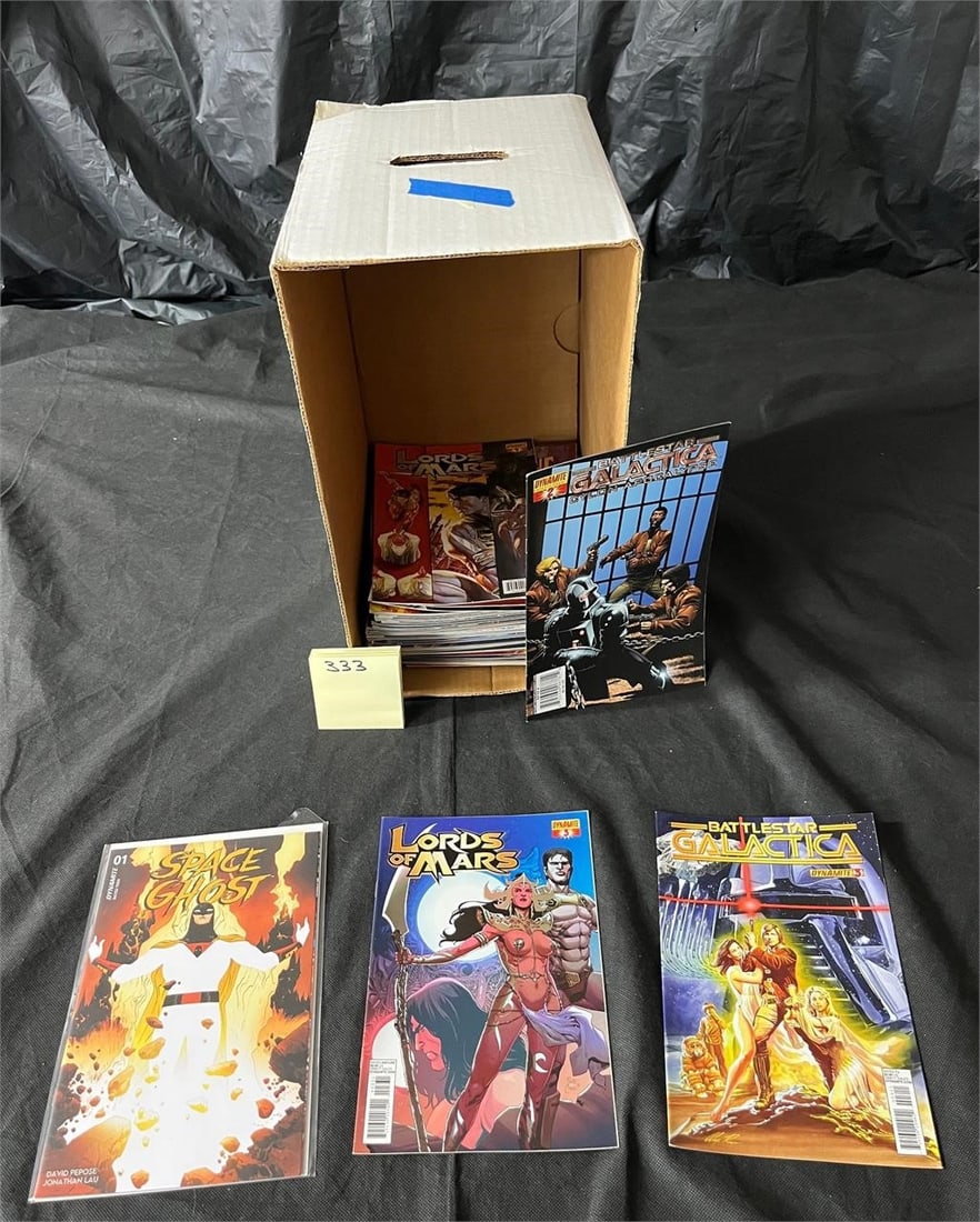 Large Dynamite Comic Lot w/ Warlord & Space Ghost (1 of 2)