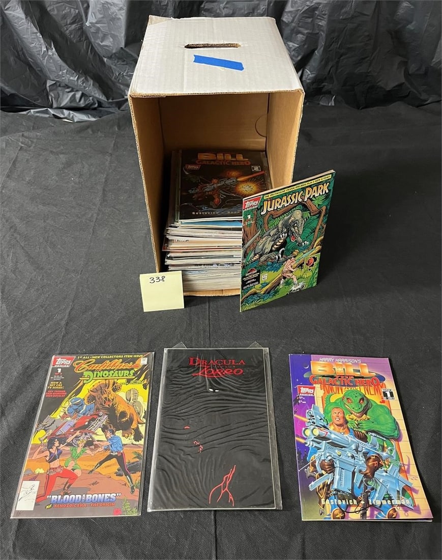 Topps Comic Lot w/ Jurassic Park & Kirby Comics (1 of 2)