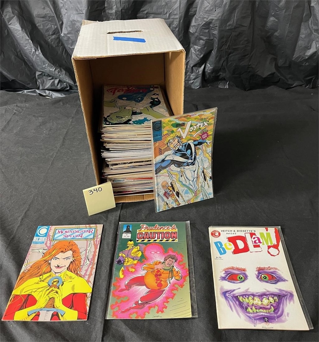 Large Indy Comic Book Lot w/ Comico + (1 of 2)