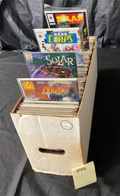 Long Box of Valiant Comic Books