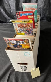 Long Box of Malibu Comic Books