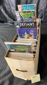 Long Box of Valiant & Defiant Comic Books